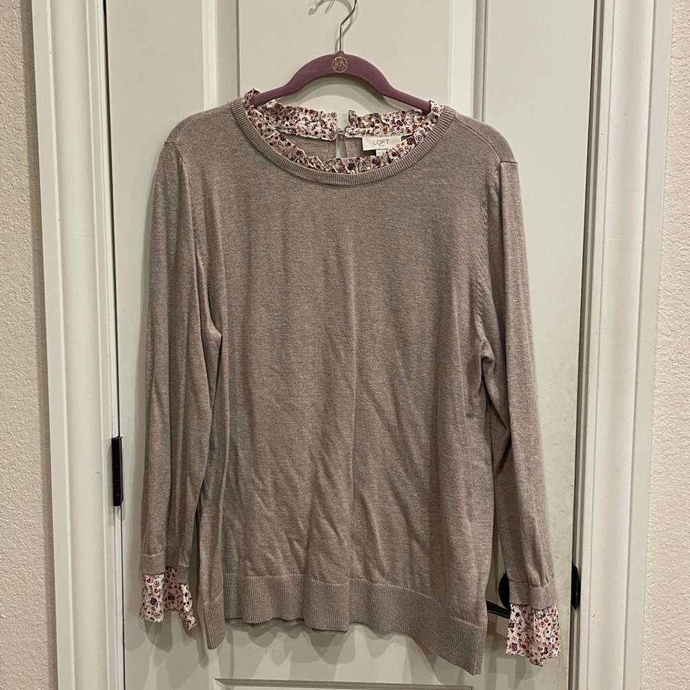 Tan loft sweater